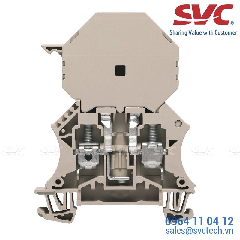Cầu đấu dây Domino dạng bắt vít kèm cầu chì - WSI 6/2/LD 60-150VDC/AC