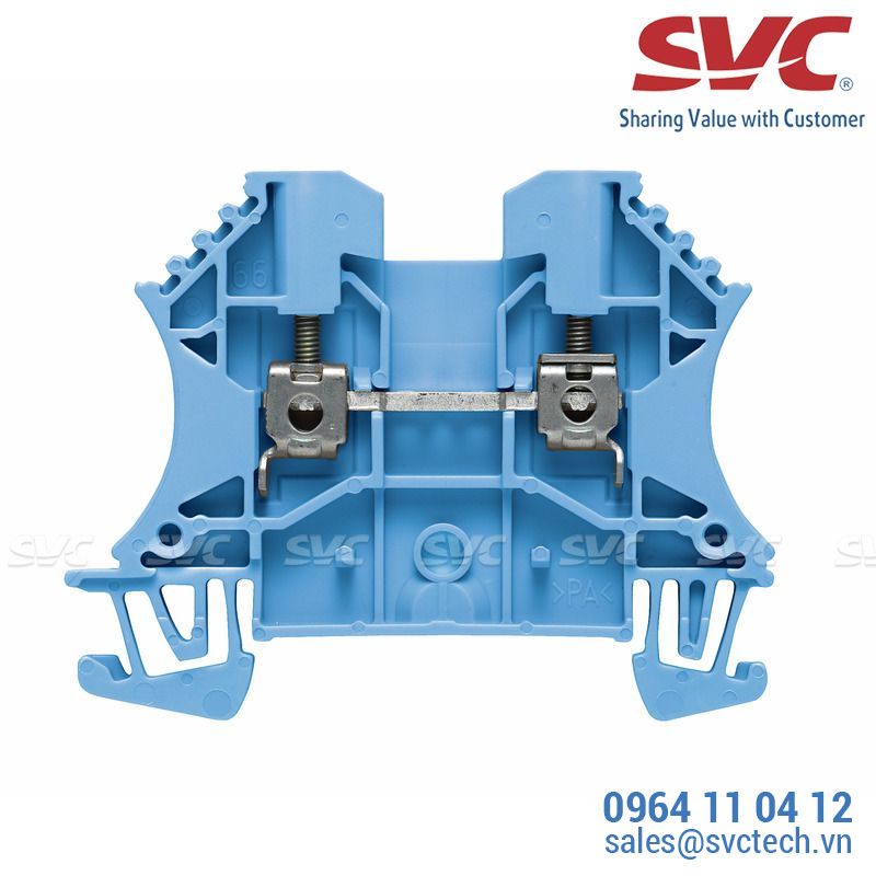 Cầu đấu dây domino thường Feed-through - WDU 25 BL
