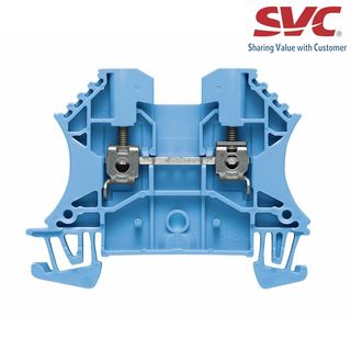 Cầu đấu dây domino thường Feed-through - WDU 25 BL