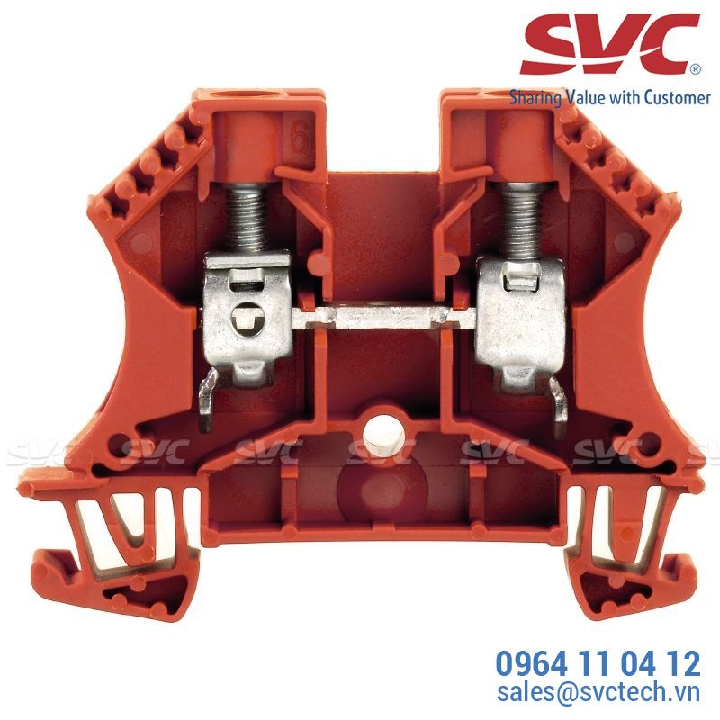Cầu đấu dây domino thường Feed-through - WDU 10 RT