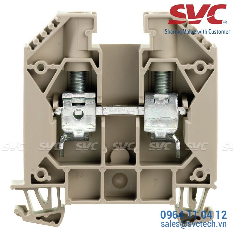 Cầu đấu dây domino thường Feed-through - WDU 16