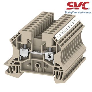 Cầu đấu dây domino thường Feed-through - WDU 4/10/BEZ