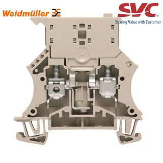 Cầu đấu dây Domino dạng bắt vít kèm cầu chì - WSI 6 TR