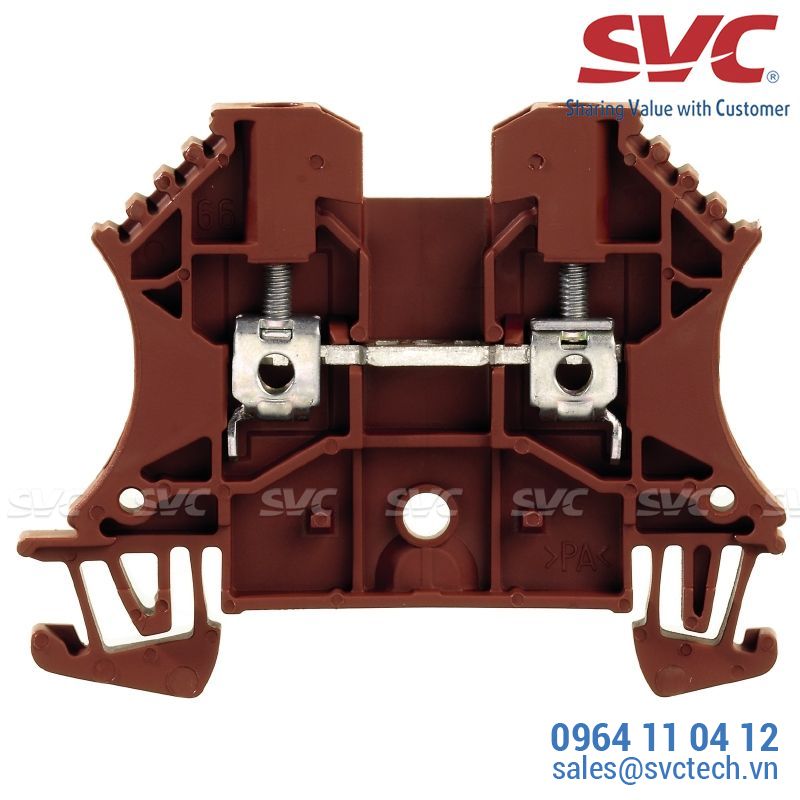 Cầu đấu dây domino thường Feed-through - WDU 25 BR
