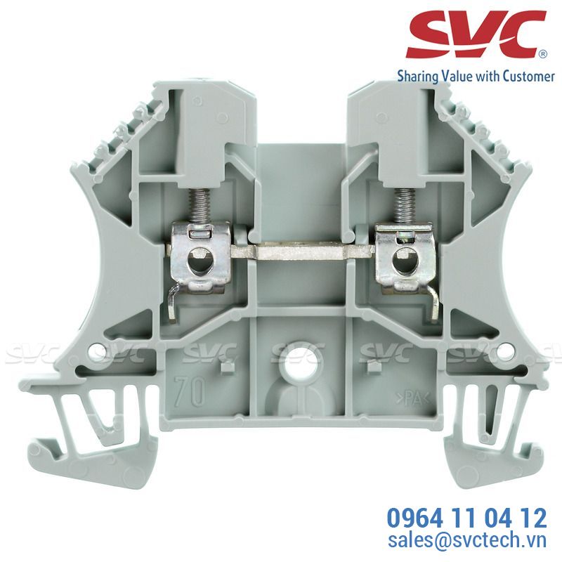 Cầu đấu dây domino thường Feed-through - WDU 25 GR