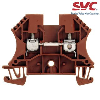 Cầu đấu dây domino thường Feed-through - WDU 4 BR