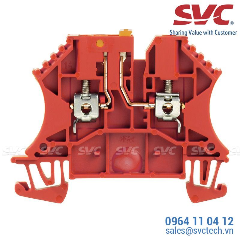 Cầu đấu dây Domino dạng bắt vít có dao cách ly - WTR 25 STB23 RT