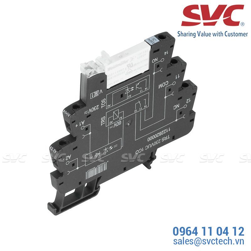 PLC Relay (Rơ le mỏng) kết nối vặn vít - TRS 24-230VUC 1CO AU