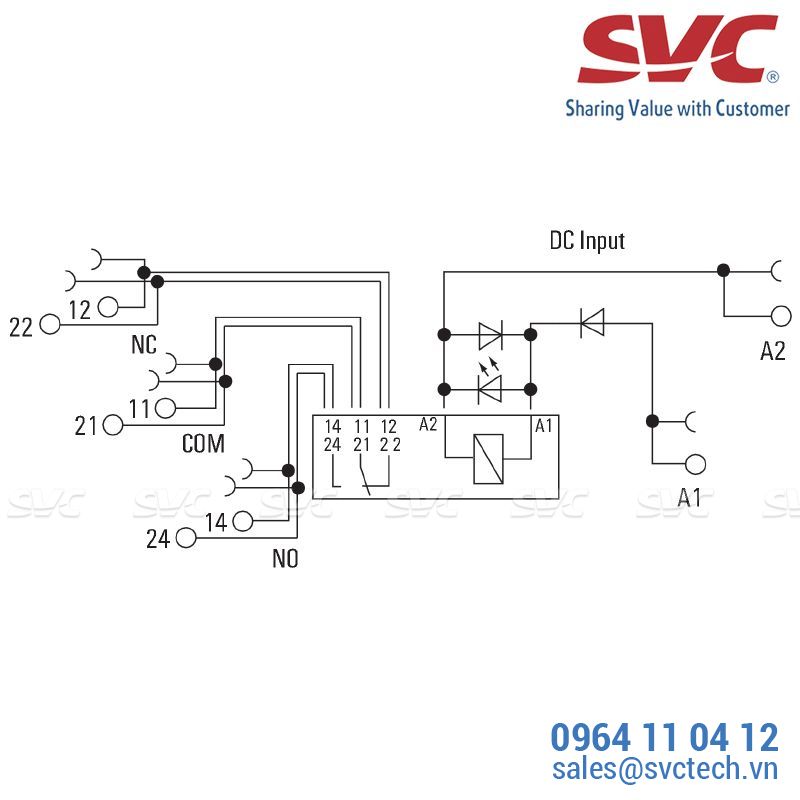 PLC Relay (Rơ le mỏng) kết nối dạng kẹp - TRZ 5VDC 2CO AU