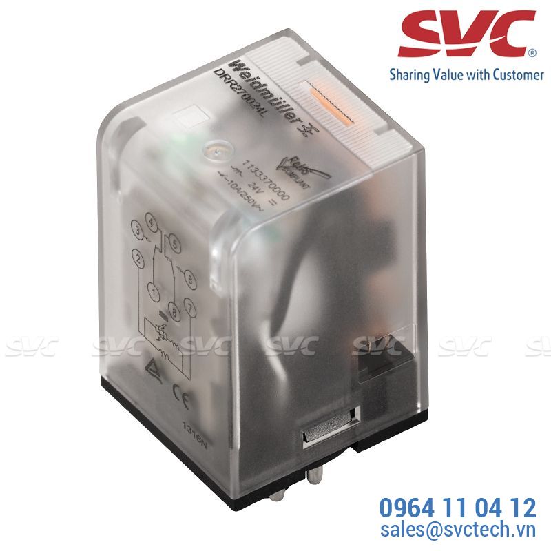 Relay (Rơ le) 8 chân 2CO D-Series - DRR270220L