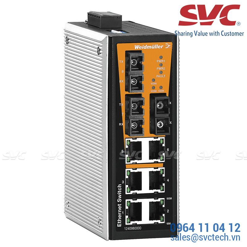 Bộ chia mạng Unmanaged Switch - IE-SW-VL09T-6TX-3SC