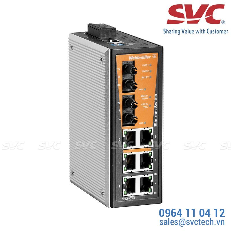 Bộ chia mạng Managed Switch - IE-SW-VL08MT-6TX-2ST