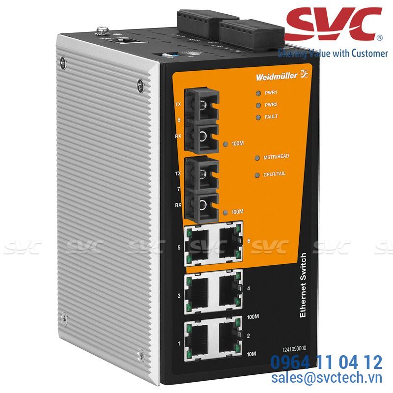 Bộ chia mạng Managed Switch - IE-SW-PL08M-6TX-2SCS