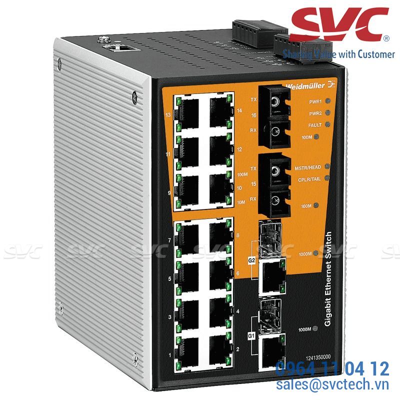 Bộ chia mạng Managed Switch - IE-SW-PL18M-2GC14TX2SCS