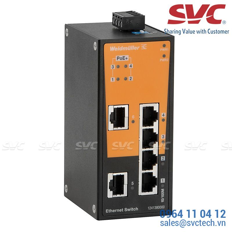 Bộ chia mạng Unmanaged Switch - IE-SW-BL06-2TX-4POE