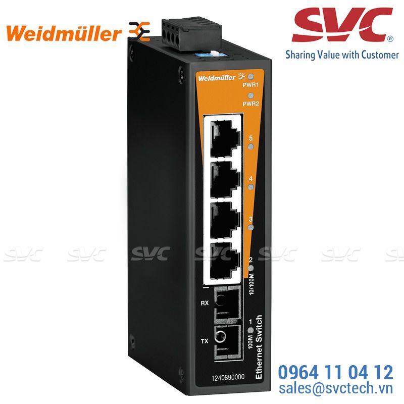 Bộ chia mạng Unmanaged Switch - IE-SW-BL05T-4TX-1SCS