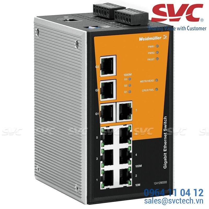 Bộ chia mạng Managed Switch - IE-SW-PL10MT-3GT-7TX