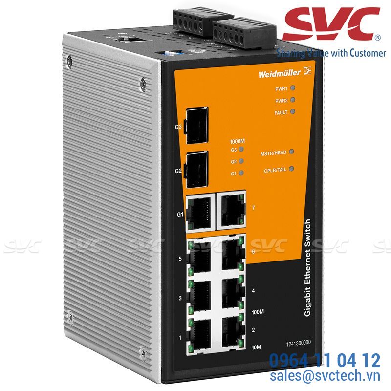 Bộ chia mạng Managed Switch - IE-SW-PL10MT-1GT-2GS-7TX