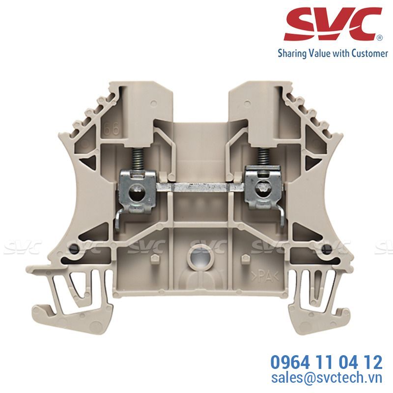 Cầu đấu dây domino thường Feed-through - WDU 25 HV