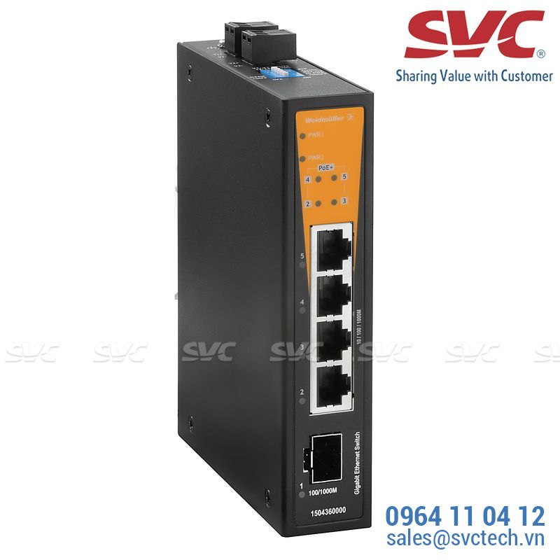 Bộ chia mạng Unmanaged Switch - IE-SW-BL05-1GS-4GTPOE