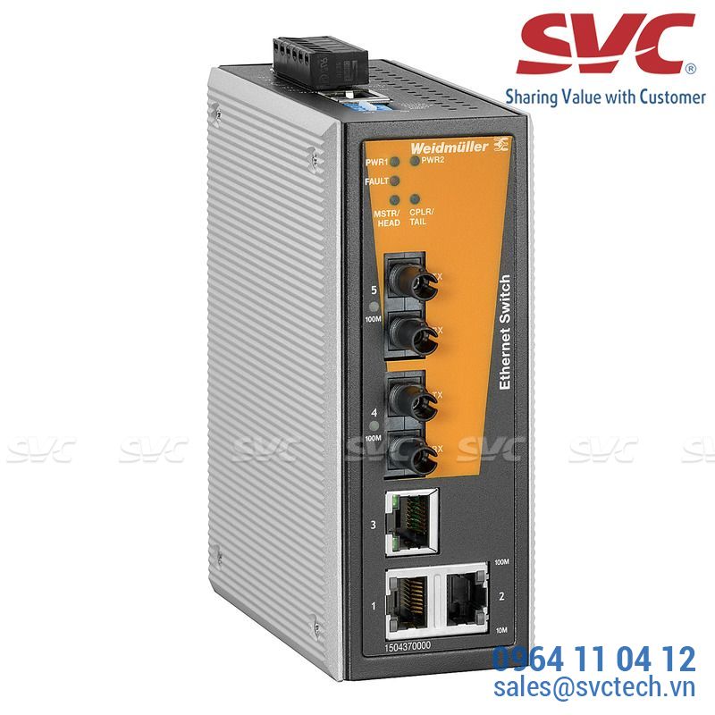 Bộ chia mạng Managed Switch - IE-SW-VL05M-3TX-2ST