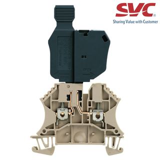 Cầu đấu dây Domino dạng bắt vít kèm cầu chì - WTR 25/SI