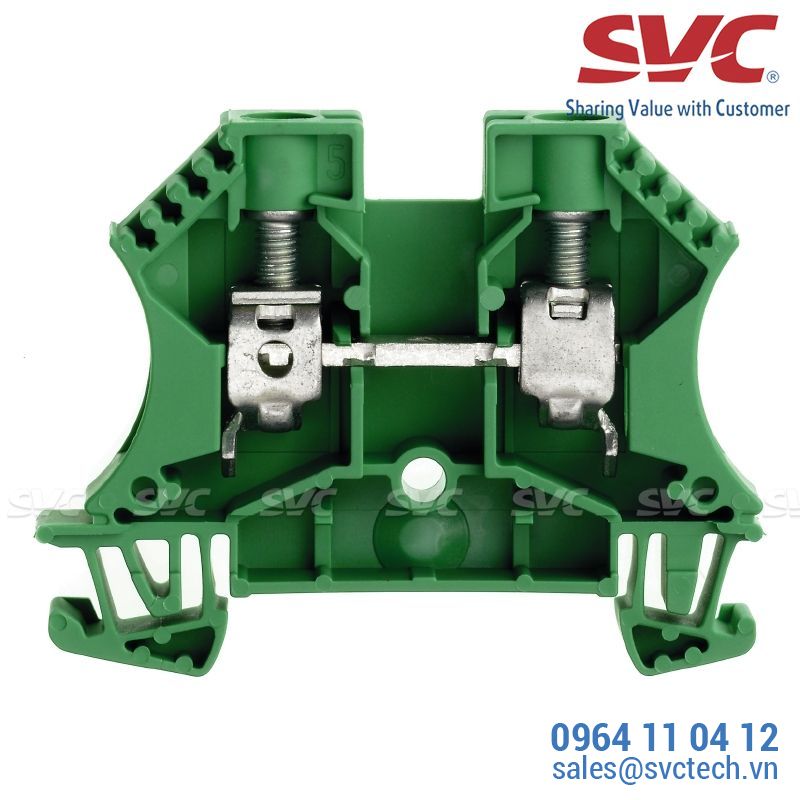 Cầu đấu dây domino thường Feed-through - WDU 10 GN