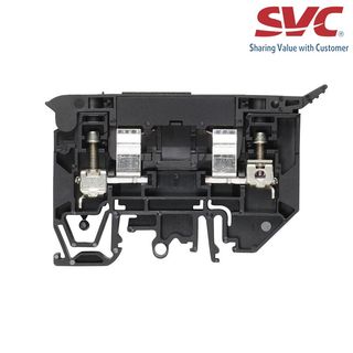 Cầu đấu dây Domino dạng bắt vít kèm cầu chì - WSI 4/2