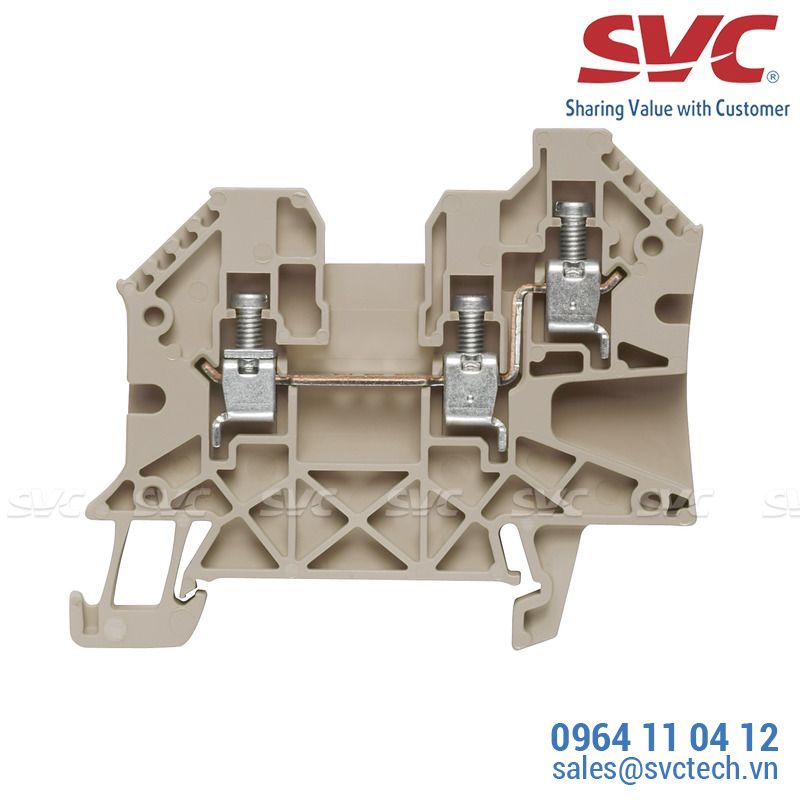 Cầu đấu dây domino thường Feed-through - WDU 4/ZR