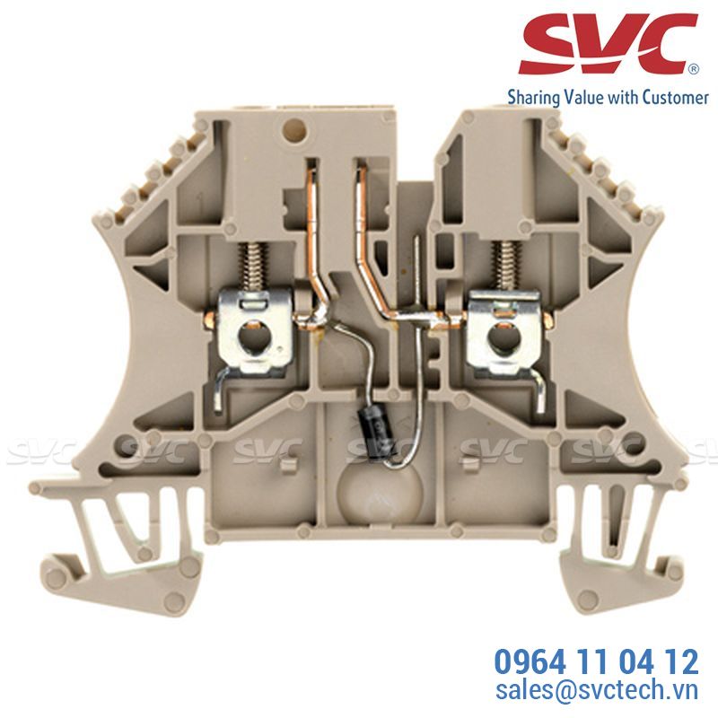 Cầu đấu dây Domino dạng bắt vít - WTR 25 D- 2STB 69/23