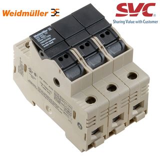 Cầu đấu dây Domino dạng bắt vít kèm cầu chì - WSI 25/3 CC