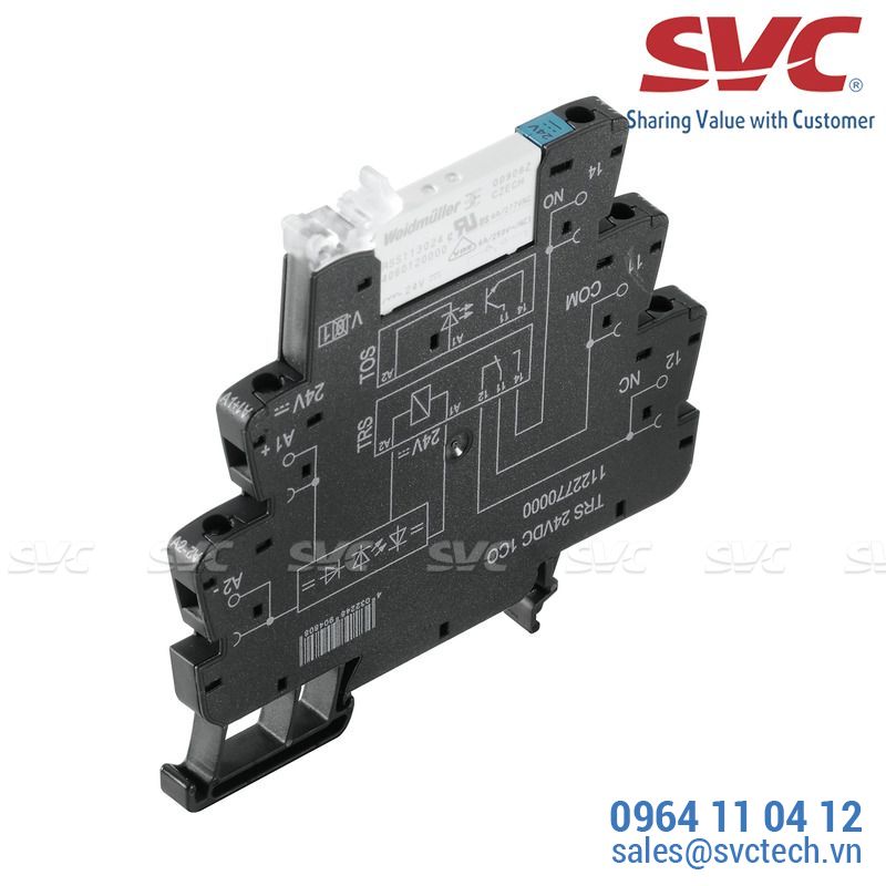 PLC Relay (Rơ le mỏng) kết nối vặn vít - TRS 24VDC 1CO AGSNO