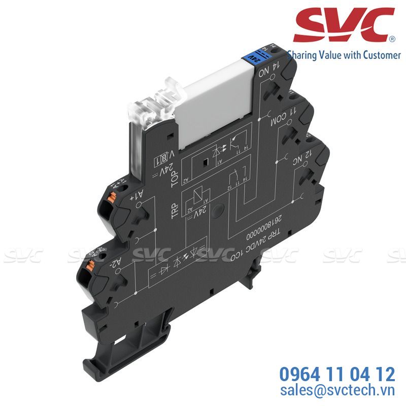 PLC Relay (Rơ le mỏng) kết nối dạng cắm - TRP 5VDC 1CO AU