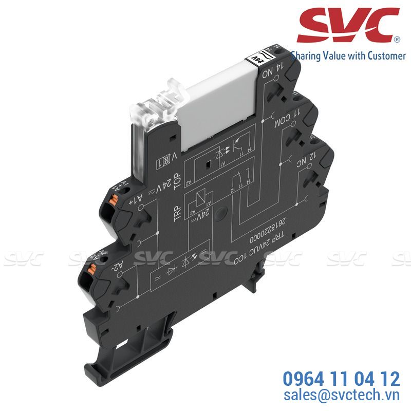 PLC Relay (Rơ le mỏng) kết nối dạng cắm - TRP 60VUC 1CO AU