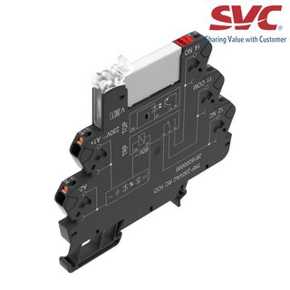 PLC Relay (Rơ le mỏng) kết nối dạng cắm - TRP 230VAC RC 1CO
