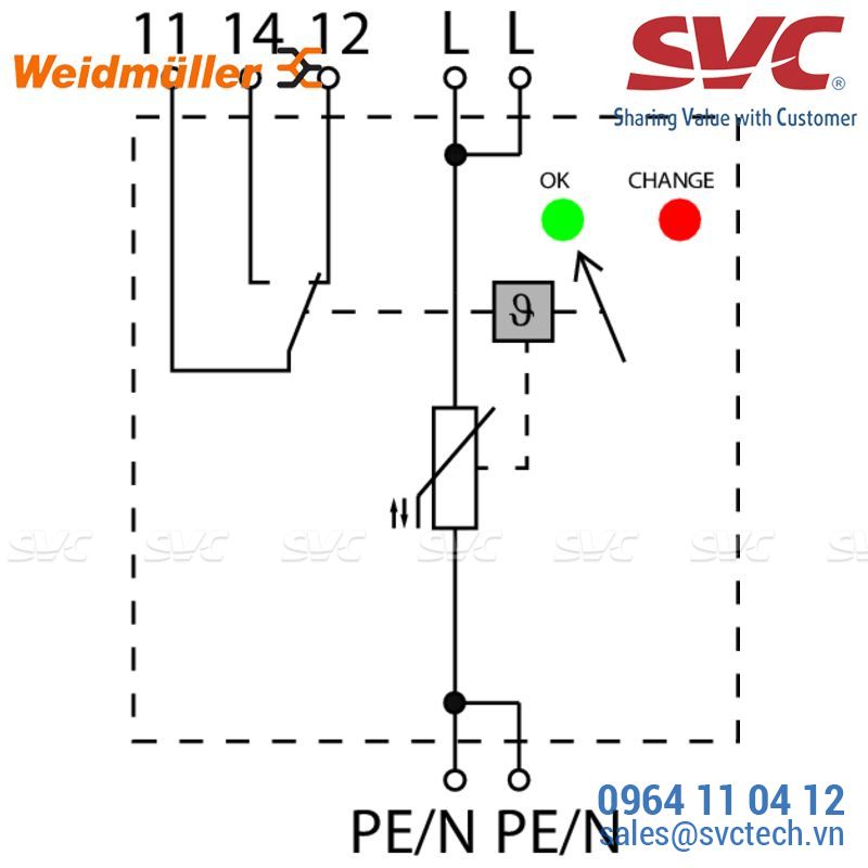 Chống sét lan truyền nguồn AC - VPU AC I 1 R 440/25 LCF