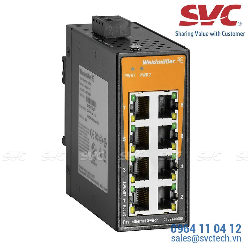 Bộ chia mạng Unmanaged Switch - IE-SW-EL08-8TX