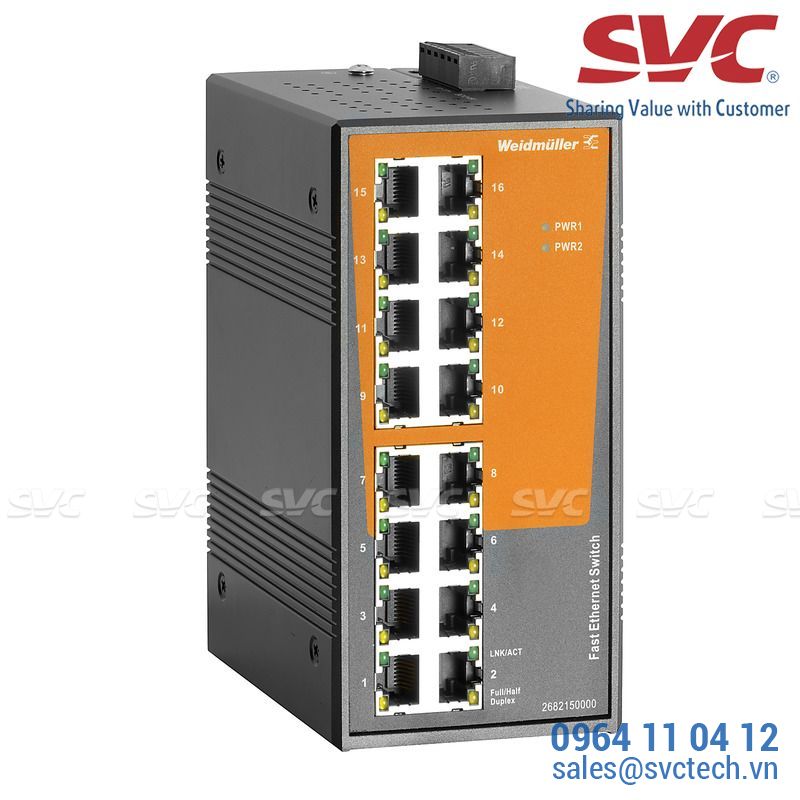 Bộ chia mạng Unmanaged Switch - IE-SW-EL16-16TX