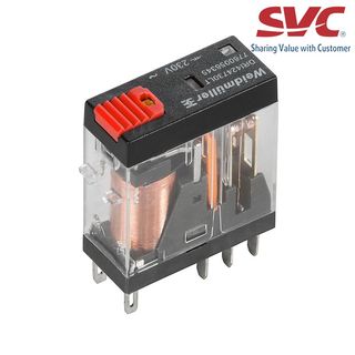 Relay (Rơ le) 8 chân 2CO D-Series và nút test - DRI424730LT
