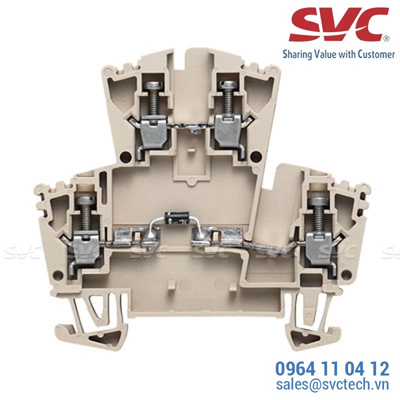 Cầu đấu dây Domino dạng bắt vít - WDK 25 1D
