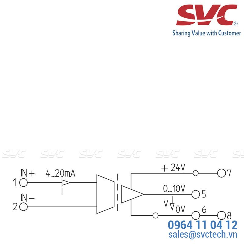 Bộ cách ly tín hiệu - WAS4 CVC DC 4-20/0-10V