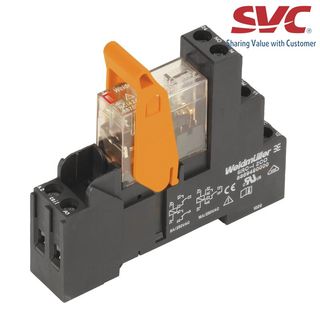 Relay (Rơ le) 8 chân 2CO trọn bộ kết nối vặn vít - RCIKIT 24VAC 2CO LD