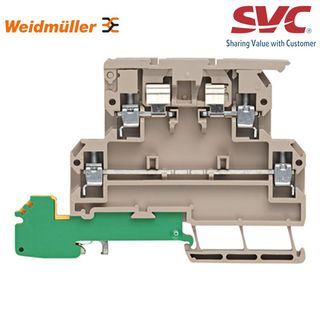 Cầu đấu dây Domino dạng bắt vít kèm cầu chì - KDKS 1/PE/35 DB