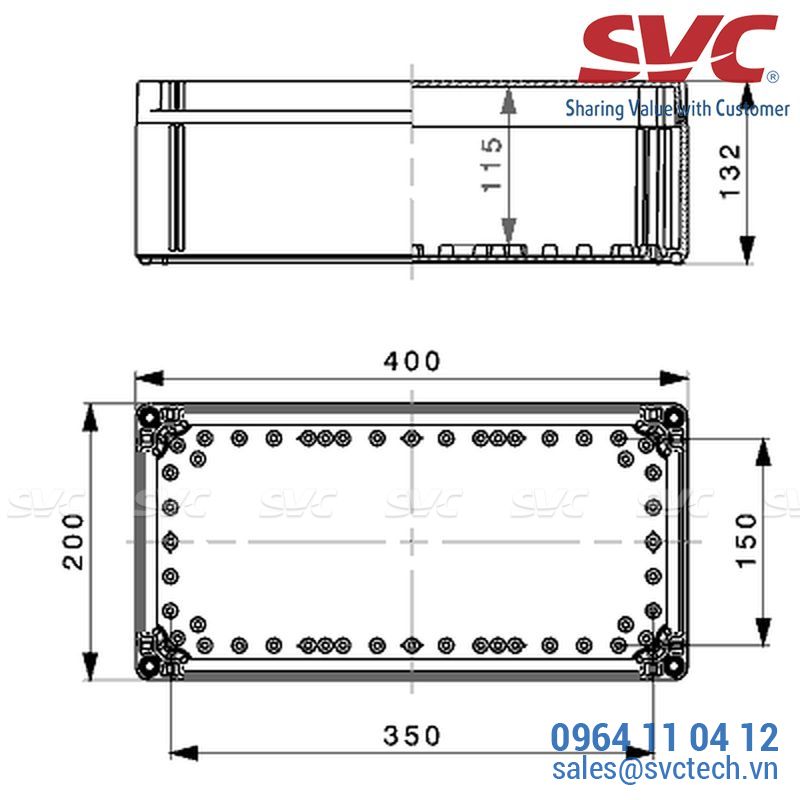 Hộp đấu nối Polycarbonate - FPC 20/40/13 7035